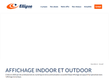 Tablet Screenshot of ellipse-affichage.com